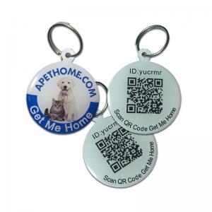 Персонализирани етикети за кучета и котки Тагове от неръждаема стомана Smart Pet ID Задайте QR код сканиран GPS местоположение